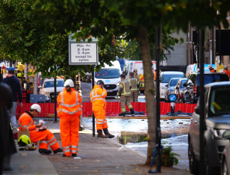 Marylebone flood: Homes evacuated and Westminster Magistrates’ Court shut as water pipe bursts  Image