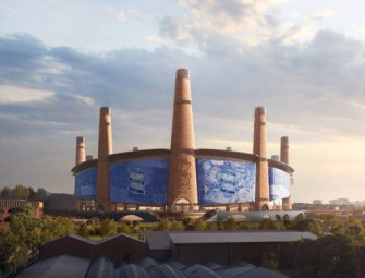 Chimney towers crown centerpiece of new Birmingham City Football Club stadium design Image