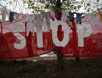 Police probe suspected hate crime after paint thrown on north London building Image