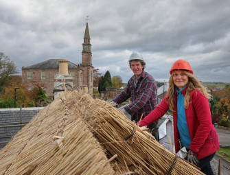 Restoration gets under way of thatched building linked to Robert Burns Image