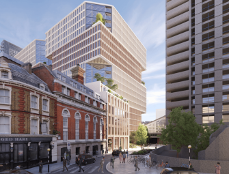 Barbican residents rally against ‘monster’ office development they say overshadows iconic brutalist landmark Image