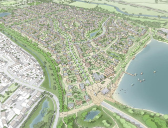 Homes school and green spaces to replace old coal-fired power station Image