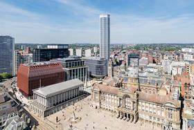 In pictures: Work completes on Howells-designed Birmingham tower Image