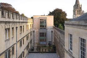 Wright & Wright completes passivhaus library on historic Corpus Christi College site in Oxford Image