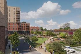 Berkeley increases number of homes on consented east London gasworks scheme by 20% Image