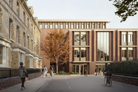 Stanton Williams submits plans to replace Leslie Martin building in Oxford Image