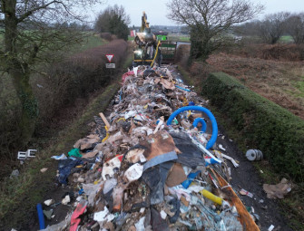 Council appeals for help to trace fly-tippers who cut off homes and businesses Image