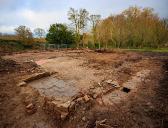 Remains of 300-year-old building complex unearthed by chance on country estate Image