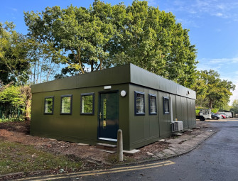 Modular Classroom Installed at King Edward VI Five Ways School to Support Outdoor Learning by GCS Group Image