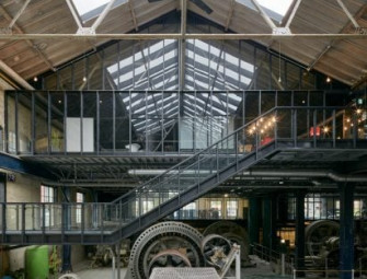 5468796 Architecture adds floating office floor within preserved pumphouse Image