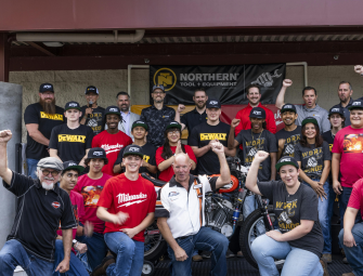 From Shop Class to Flat Track: CTE Students Build Race-Ready Harley Image