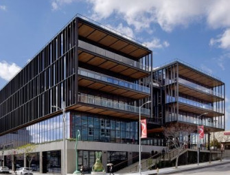 Lever Architecture grafts hybrid mass-timber structure onto LA parking garage Image