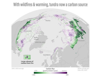 Satellite Data Shows Climate Threat to Arctic Circle Infrastructure Image