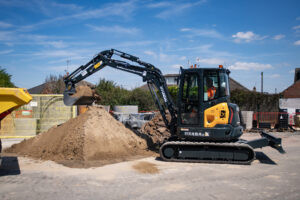 B Jeffrey Construction has taken its first HD Hyundai HX48Az midi excavator Image