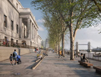 Custom House: Luxury hotel plan for Grade-I listed building on bank of Thames Image