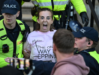 Mother who flew Union Jack from council building at Epping protest hits out at disgusting arrest  Image