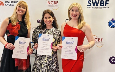 Left to Right:  Wendy McFarlane (Finance Director and Chair of CPI’s Inclusion Network), Soraia Pardal (HR Business Partner) and Pen Le Kelly (Communications and Engagement Manager).