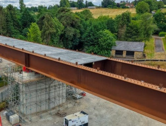 [VIDEO] HS2 Lower Thorpe viaduct slide completed in just three days Image