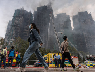 Hong Kong fire latest: Death toll hits 55 with nearly 300 missing as police make arrests  Image