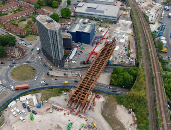 HS2 Birmingham bridge move completed four days early Image
