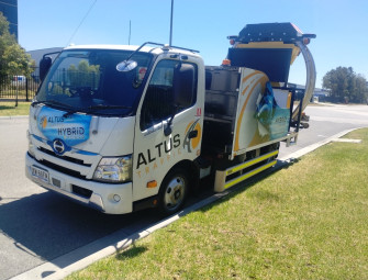 Hino hybrid electric delivers fuel savings for Altus Image