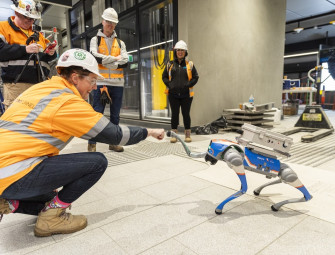 Astro the robotic dog trialled on Melbourne’s Metro Tunnel Project Image