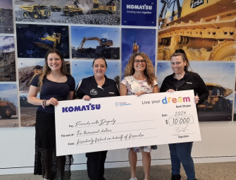 Komatsu’s Kimberly Ward raises funds for Friends with Dignity Image