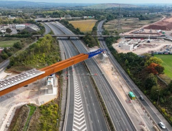 [VIDEO] HS2 M6 viaduct slide completed early Image