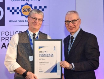 ATLAS commendation for Designing out Crime Officer in South London Image