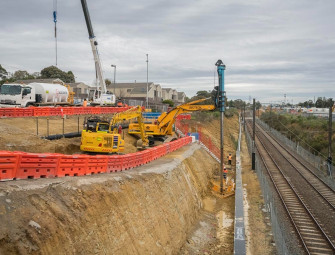Hurstbridge line works prepare for North East Link Image