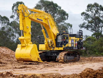 Komatsu’s new PC950-11 delivers more power with less fuel Image