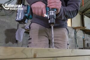 Testing out the Makita XGT Combi Drill Image