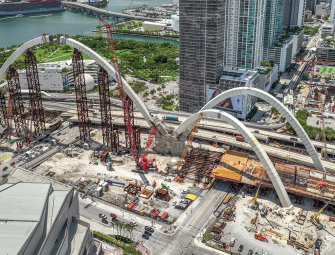 The Painstaking Battle to Build Miamis New Signature Bridge Arches Image