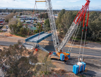 Inland Rail opens bridge in Wangaratta Image