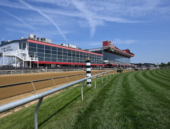 Hoofbeats Give Way to Demolition Equipment at Famed Baltimore Race Track  Image