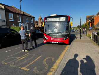 Someone will be killed’: Residents sound alarm after 10 bus crashes on south London road Image