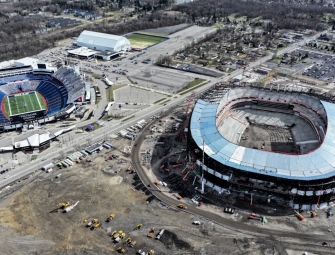 Gilbane/Turner JV tops out $2.1B Buffalo Bills stadium Image