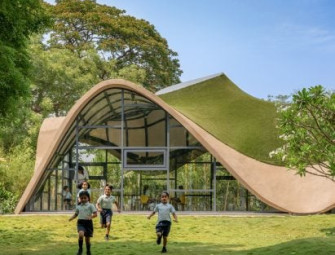 Andblack Design Studio designs undulating preschool to foster creativity and play Image