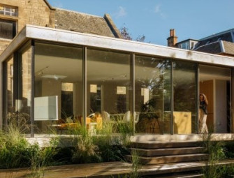 Archer + Braun adds modernist extension to Limestone House in Edinburgh Image