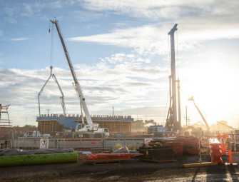 Hopkins Road bridge takes shape to prepare for level crossing removal Image