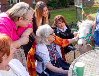 LOVELL BRINGS NEIGH-BOURLY FRIENDS TO RUGELEY CARE HOME TO CELEBRATE NEW DEVELOPMENT  Image