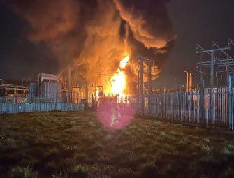 Power restored to west London homes after Heathrow substation fire Image