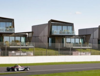 Trackside hotel gives unrivalled proximity to the tarmac at Silverstone race track Image