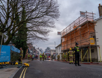 Historic Thomas Hardy building in Dorchester gutted by fire Image