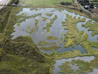 Landscape works commence to create new £7.3m National Trust wetland nature reserve on the Lincolnshire coast Image