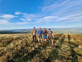 Bellway team raises more than £6000 for charity after tackling 27km hike across Black Mountains Image