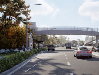 New pedestrian bridge and lifts improve safety and access at Medlow Bath Image