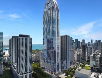 Ultra-modern skyscraper by Behar Font & Partners under construction in Miami Image