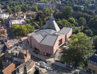 Brick cultural centre evokes historic grain of Hertfords town centre Image