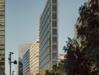 HEMAA uses black steel for narrow skyscraper in Mexico City Image